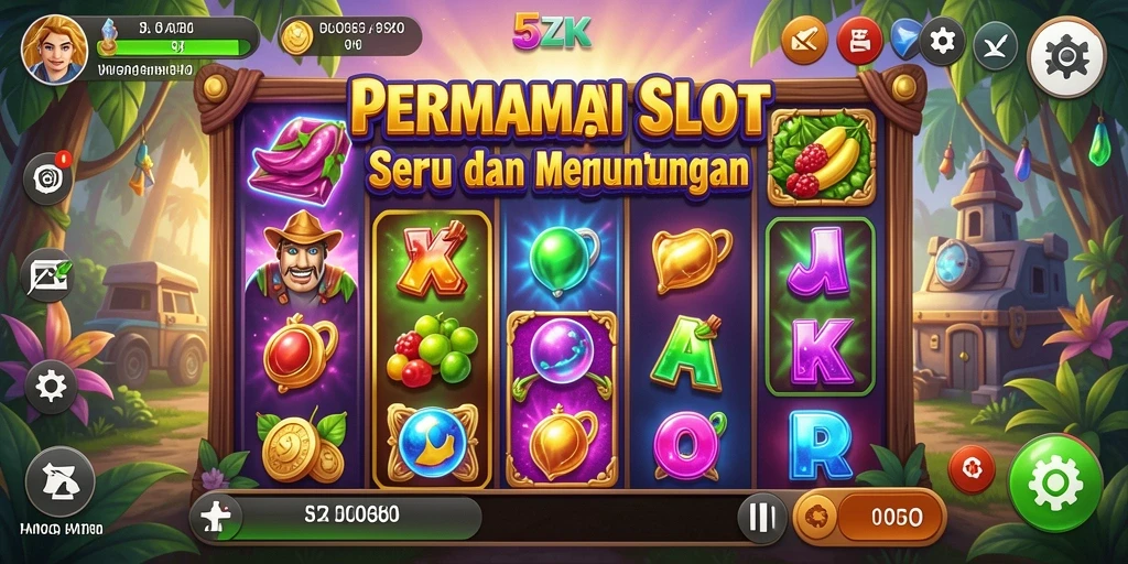 Tampilan gameplay menarik dari permainan Slot 5ZK.