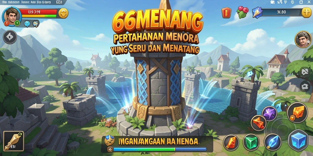 Tampilan gameplay 66MENANG yang mendebarkan dan strategis.