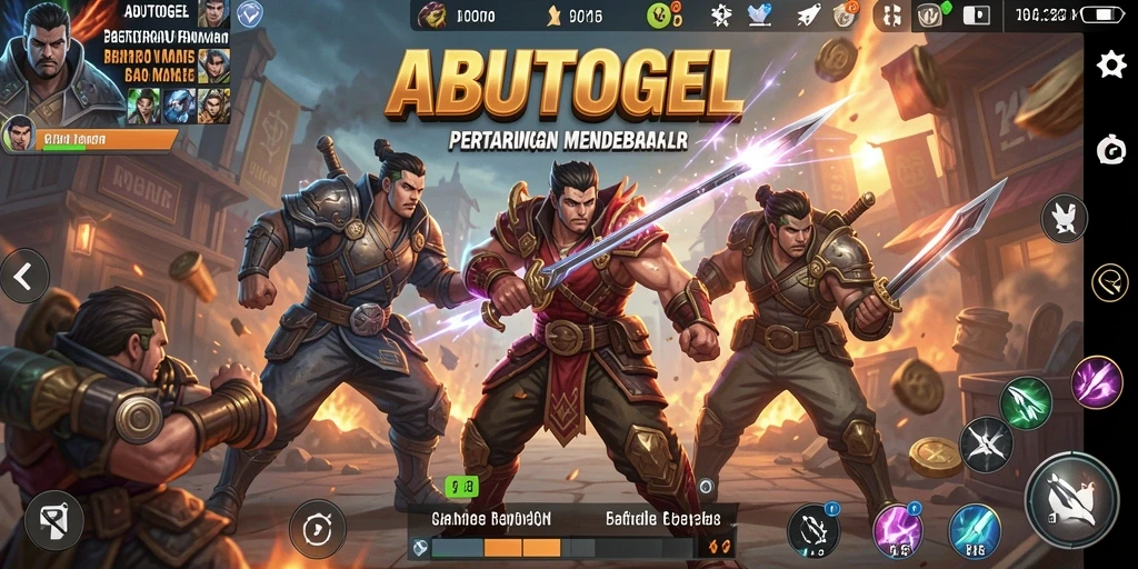 Gameplay seru di ABUTOGEL dengan aksi Battle Royale yang mendebarkan.