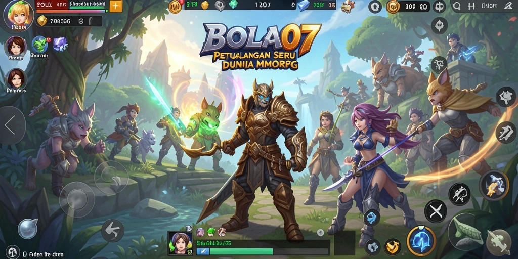 Gambar gameplay seru di dunia <strong>BOLA07</strong> MMORPG.