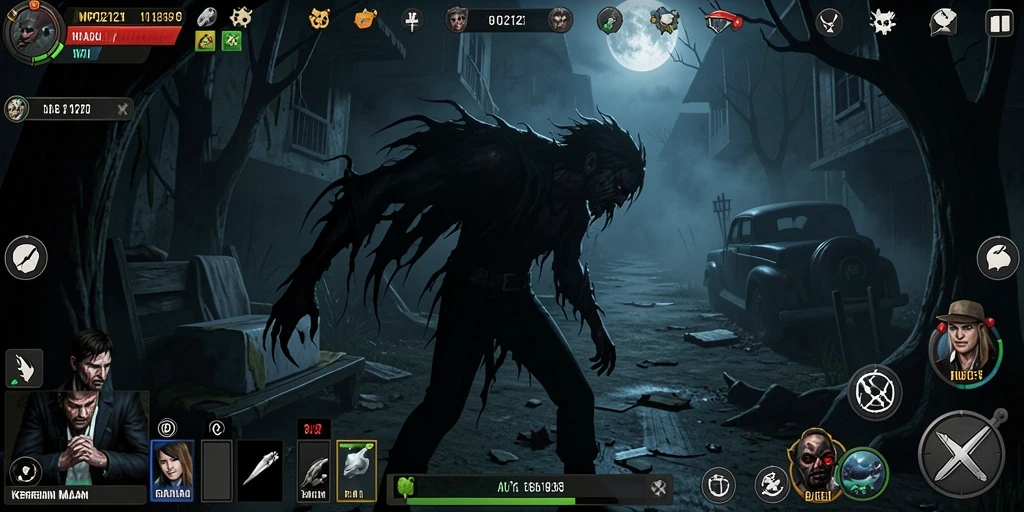 Tangkapan layar MPO2121 menampilkan suasana mencekam dari gameplay horor.