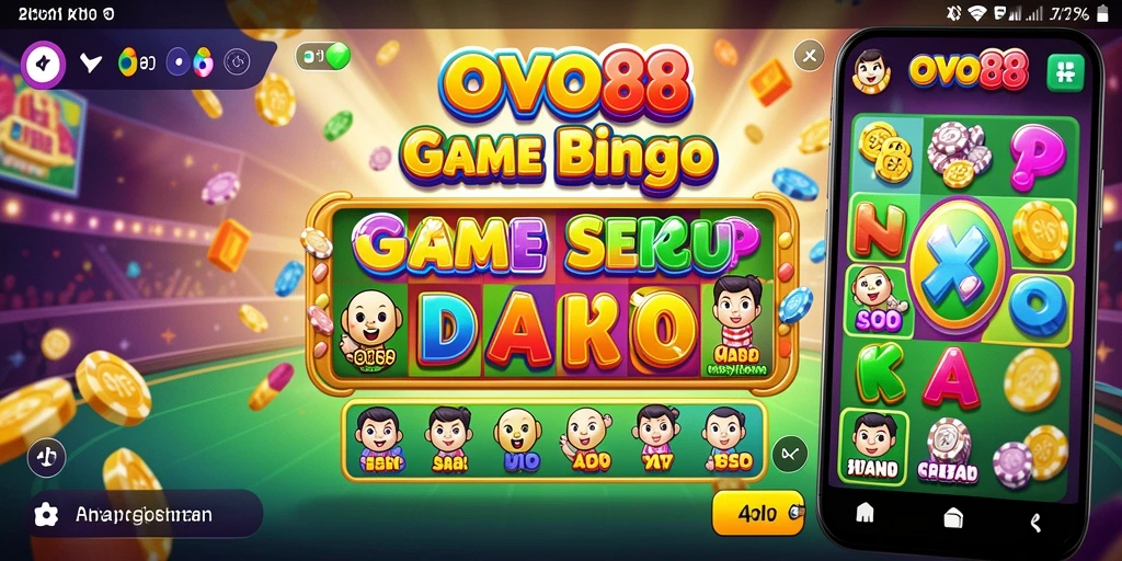 Tampilan gameplay OVO88 yang menarik dan interaktif dalam permainan Bingo.