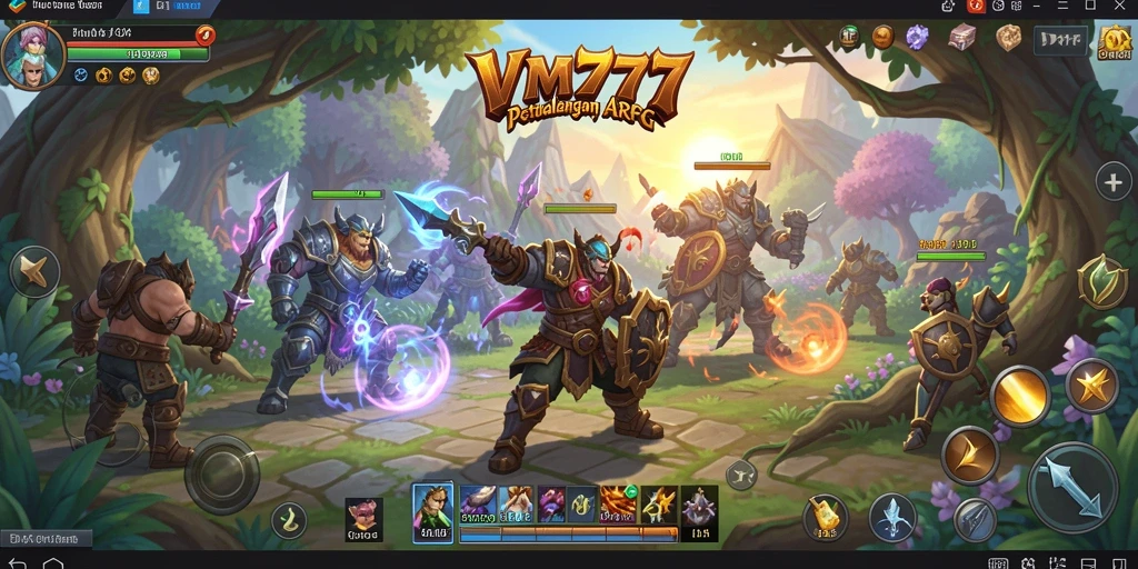 Tampilan menarik dari gameplay ARPG VM777 dengan aksi seru dan grafis menakjubkan.